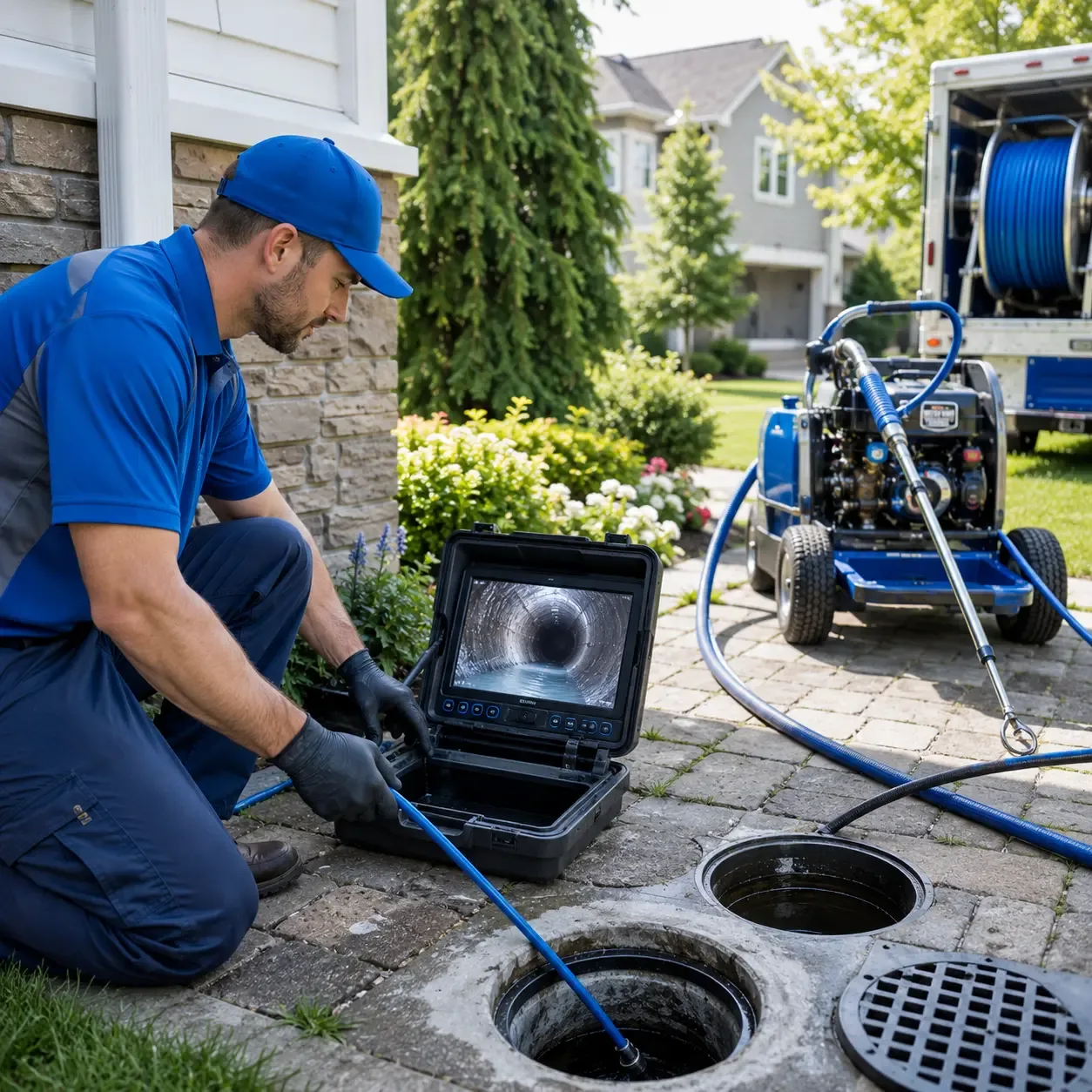 Outdoor drain cleaning professionals serving Creston, OH